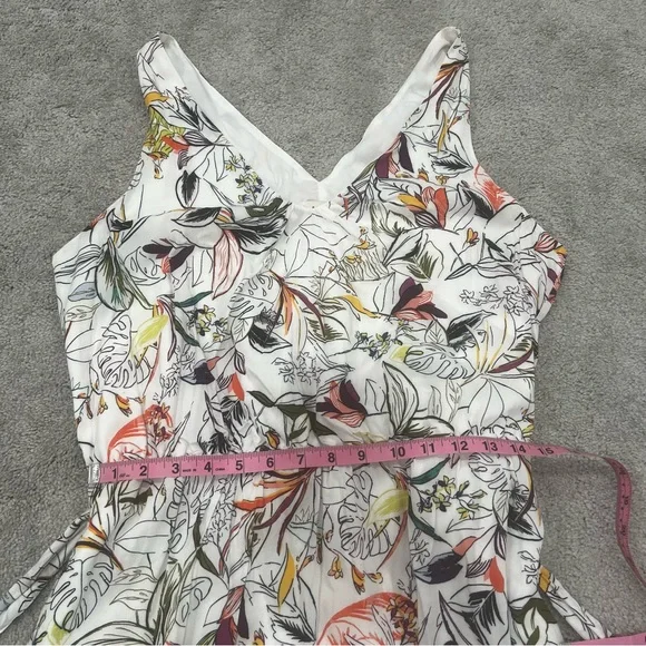 A New Day Floral A-Line Dress Women’s L - Picture 8 of 8